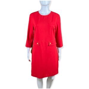 𝅺magaschoni Red 3/4 Sleeve Dress, size 8 - NWT